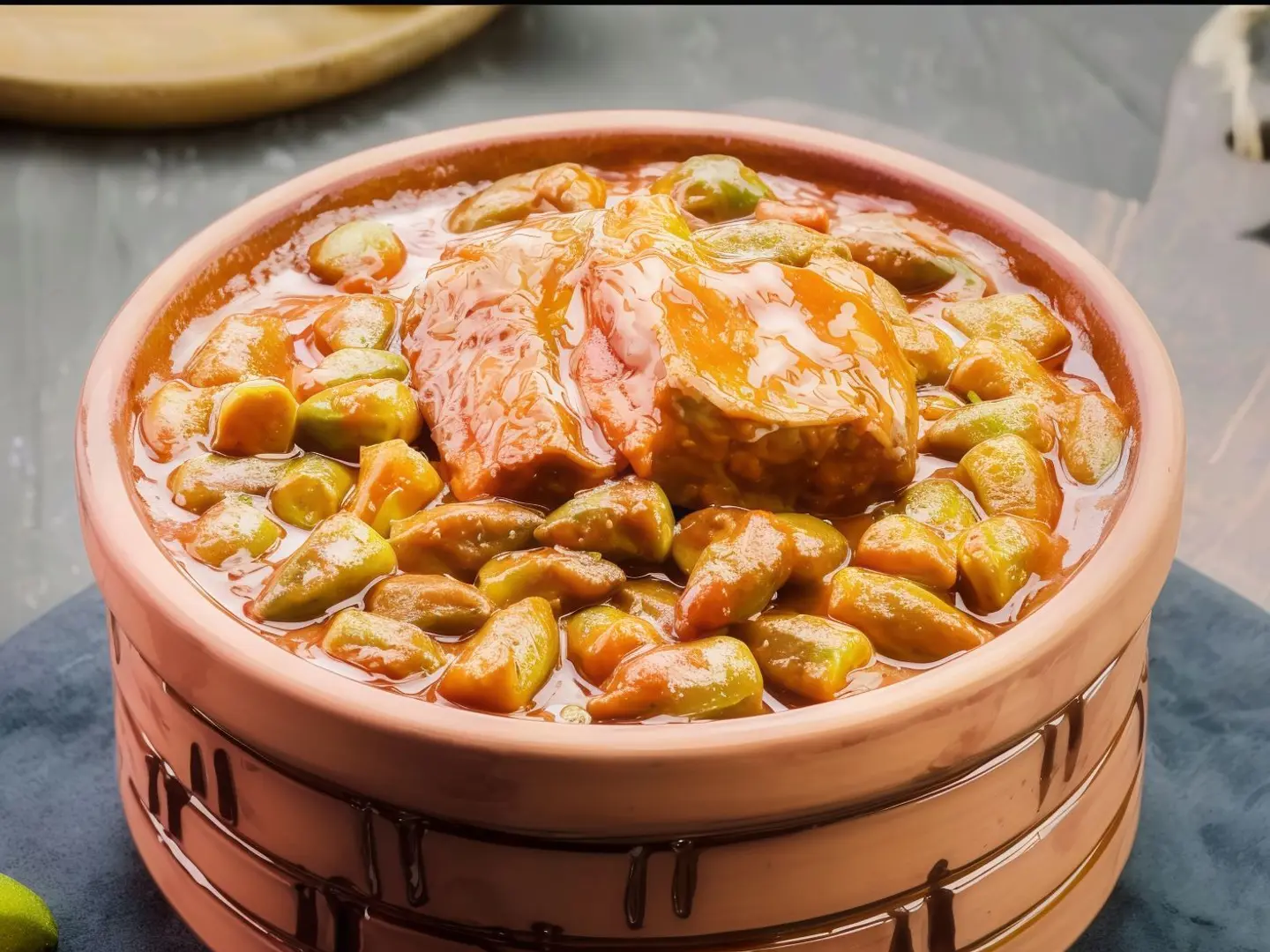 طاجن باميه ساده