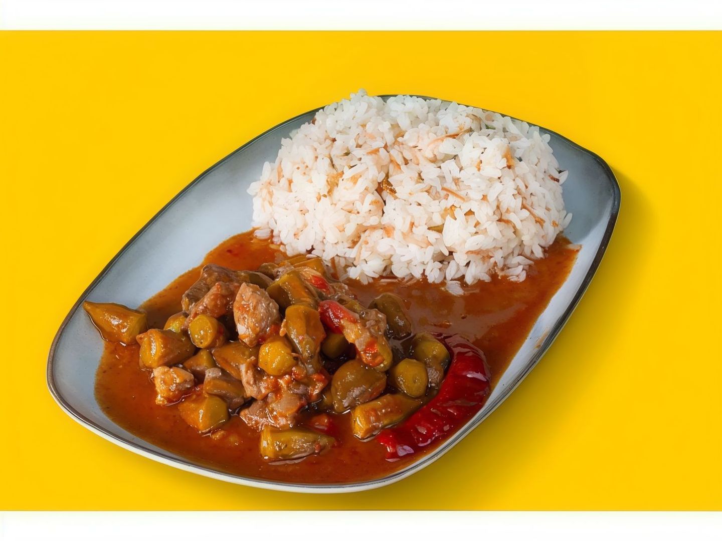 Okra With Beef