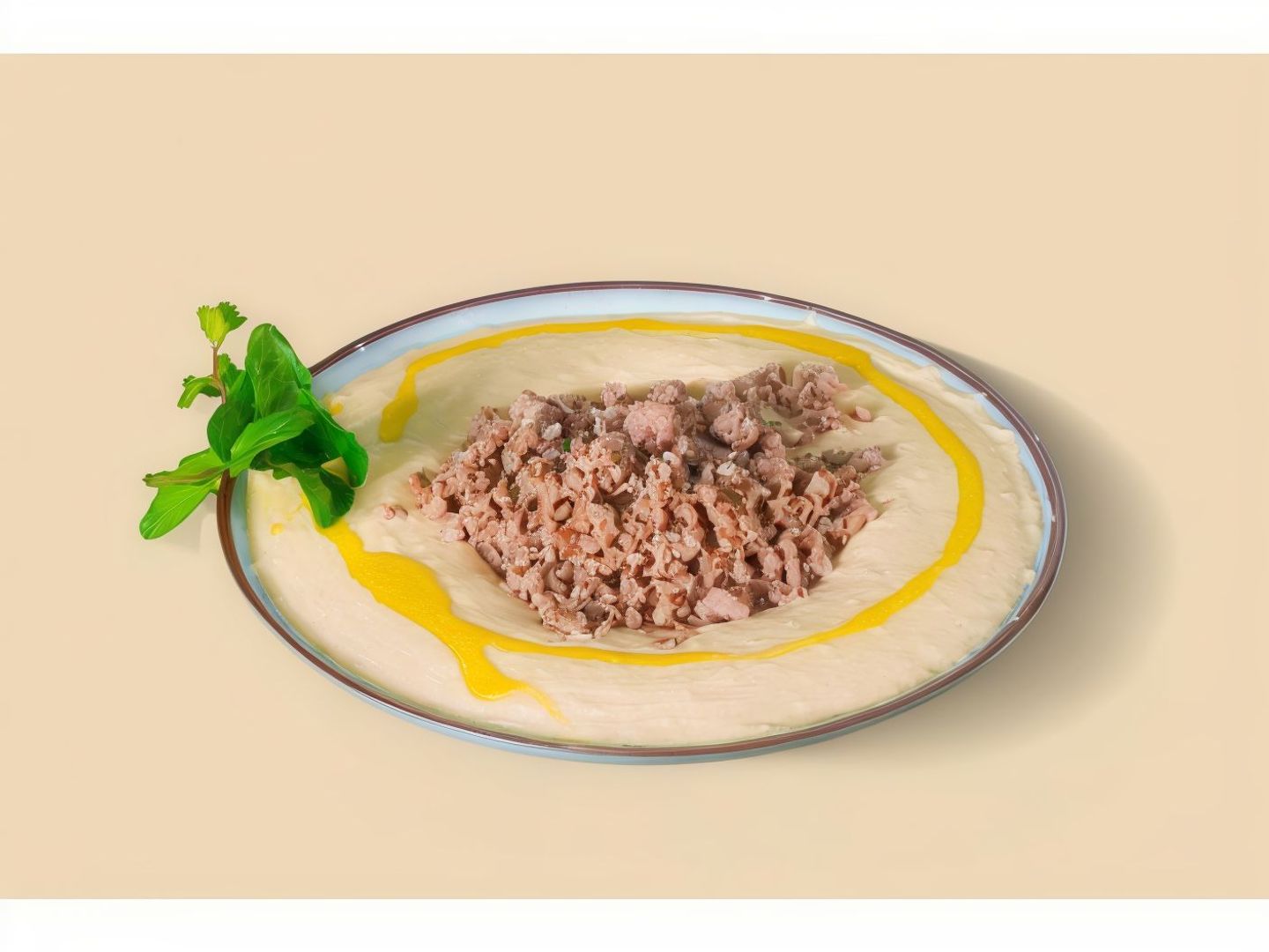 Hummus With Beef