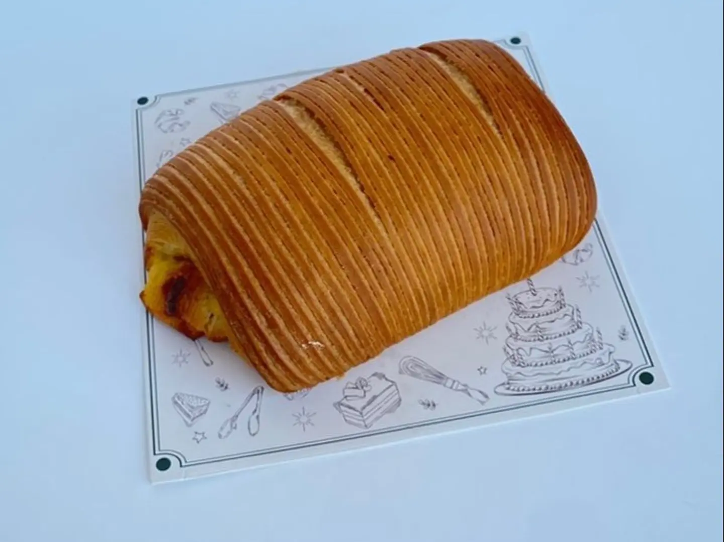 Croissant Stuffed With Custard