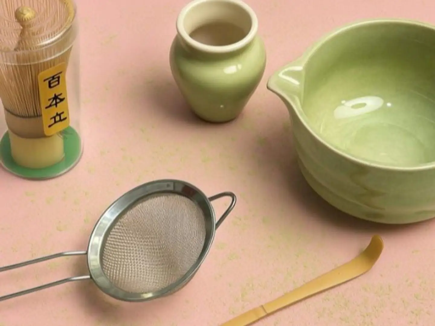 بوكس أدوات الماتشا اخضر