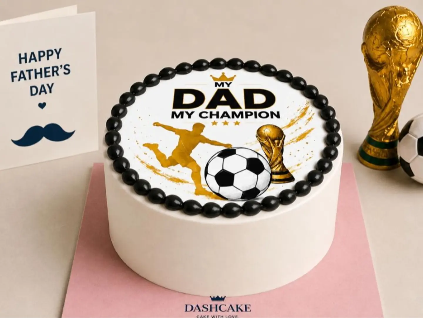 Happy Father's Day Cake World Cup