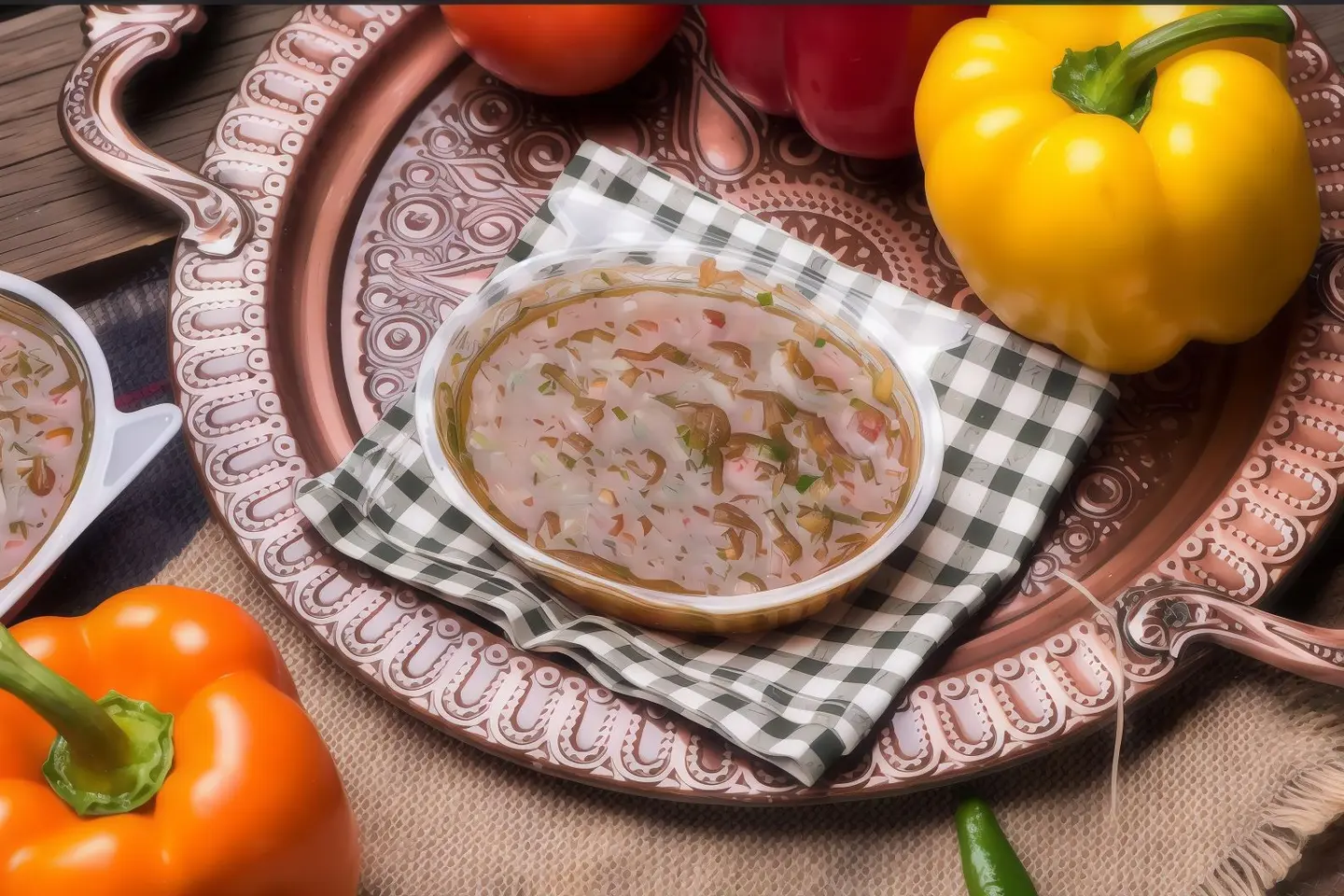 سلطة خضراء حارة