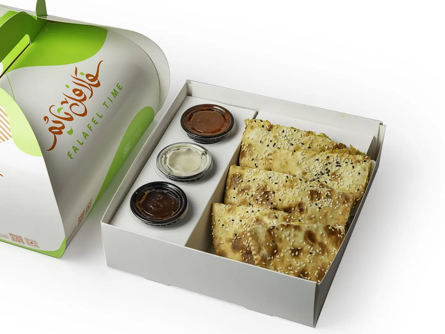 بوكس فطائر فلافل وسط ( 6 قطع )