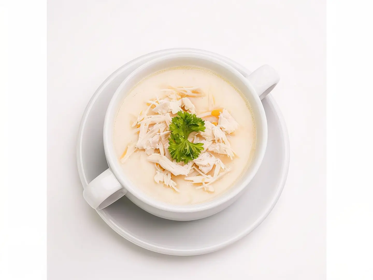 شوربة كريمة بالفراخ