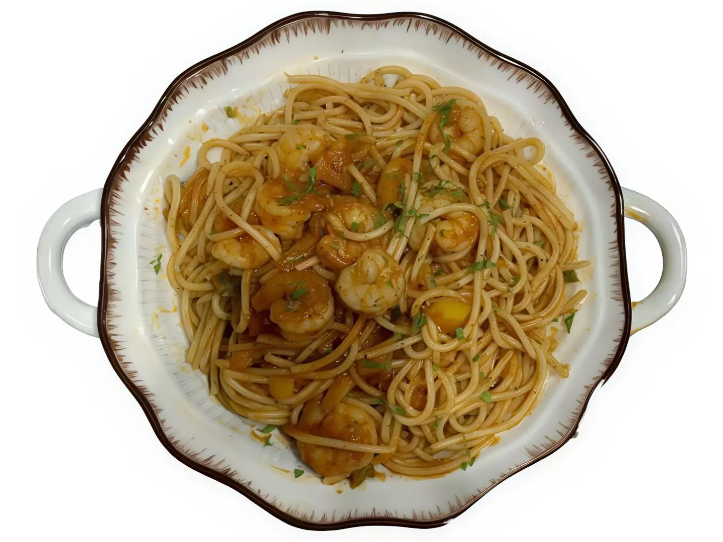 Spaghetti Pasta With Shrimp