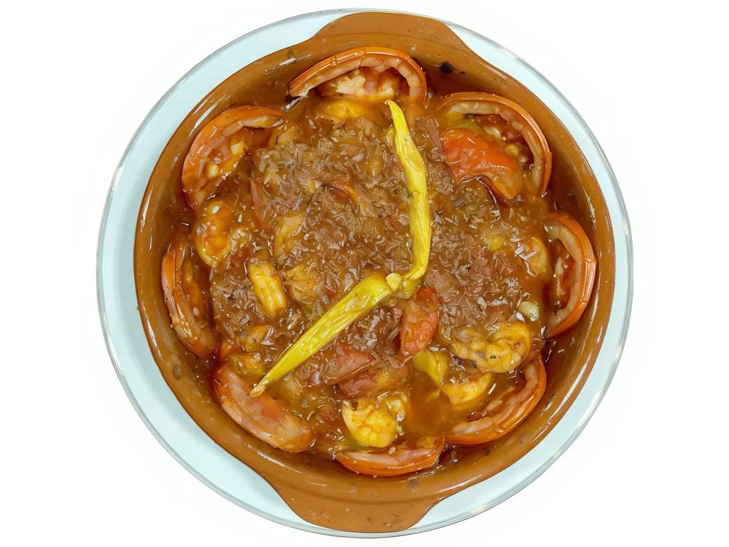 طاجن جمبري أحمر