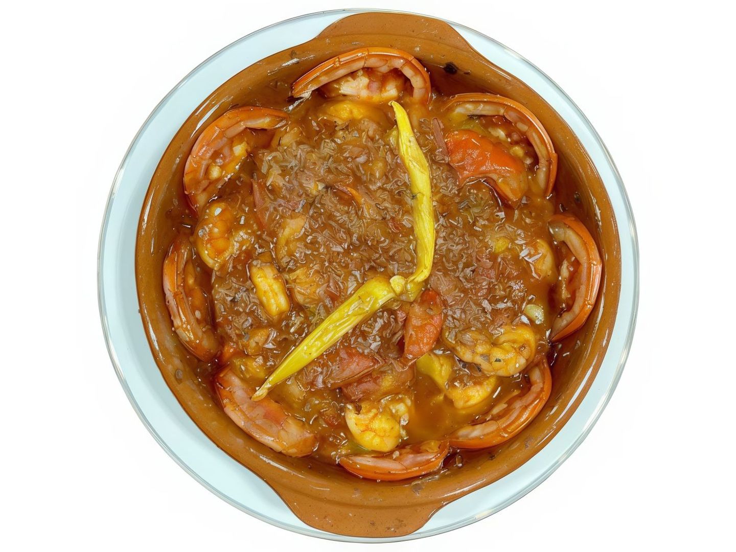 طاجن جمبري أحمر