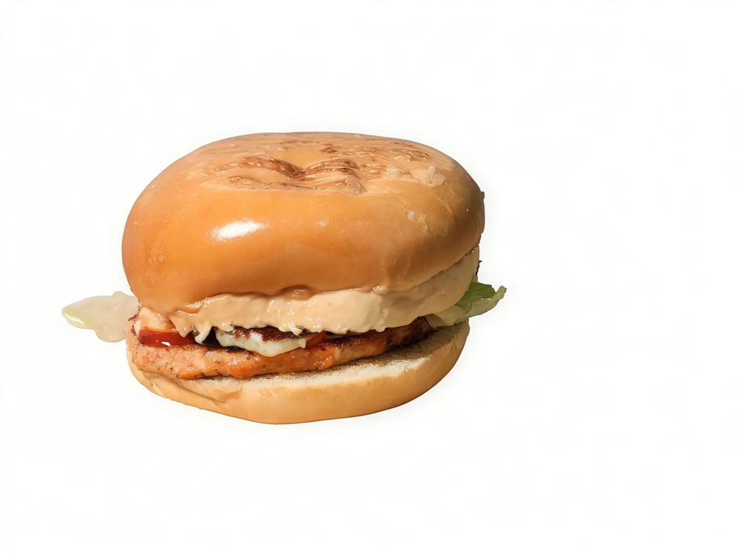Double Grilled Chicken Burger