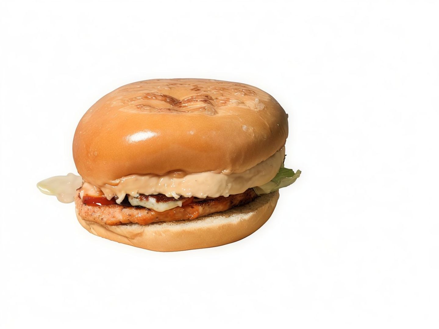 Double Grilled Chicken Burger