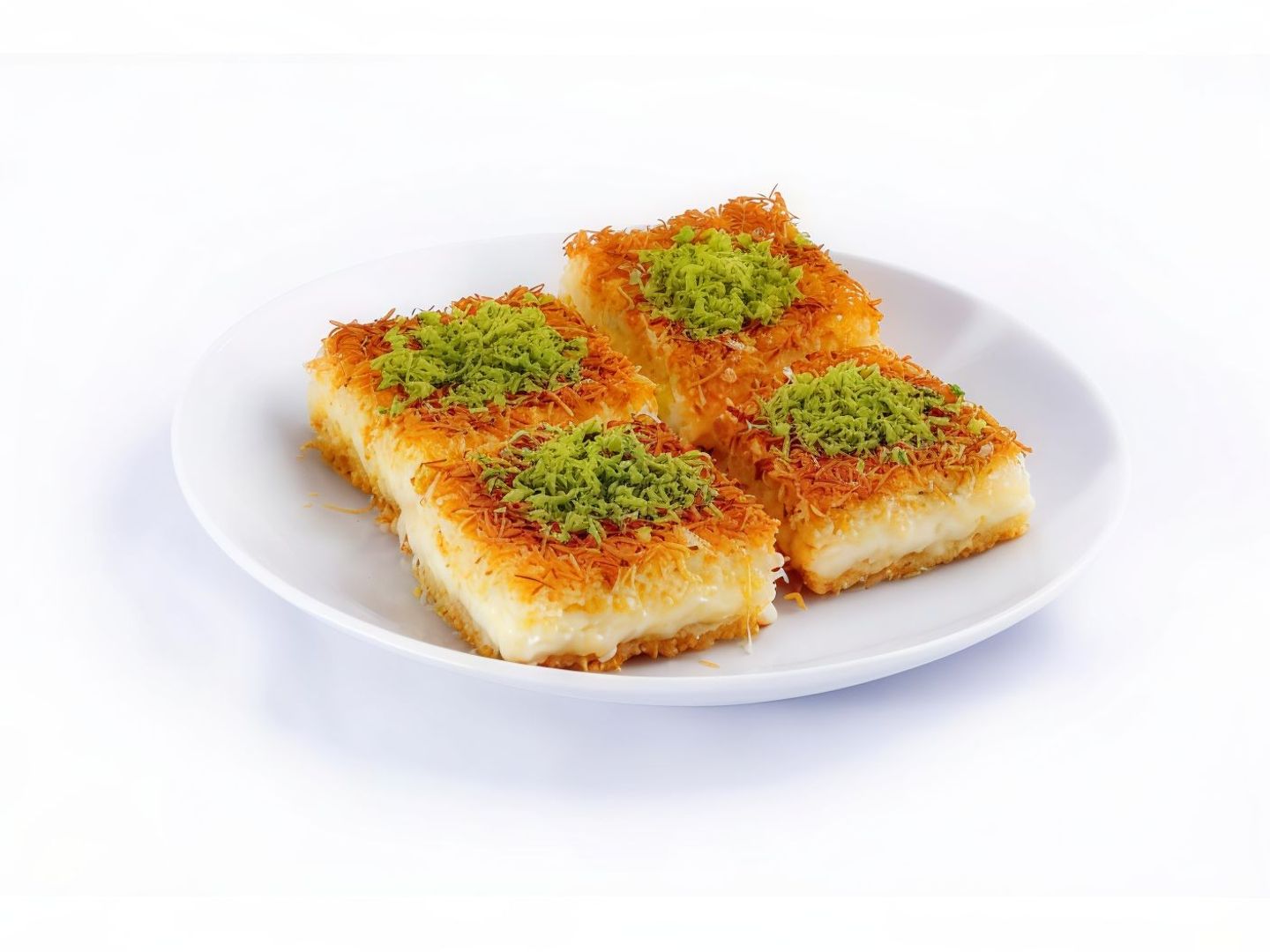 كنافه مكس قشطة وجبنة