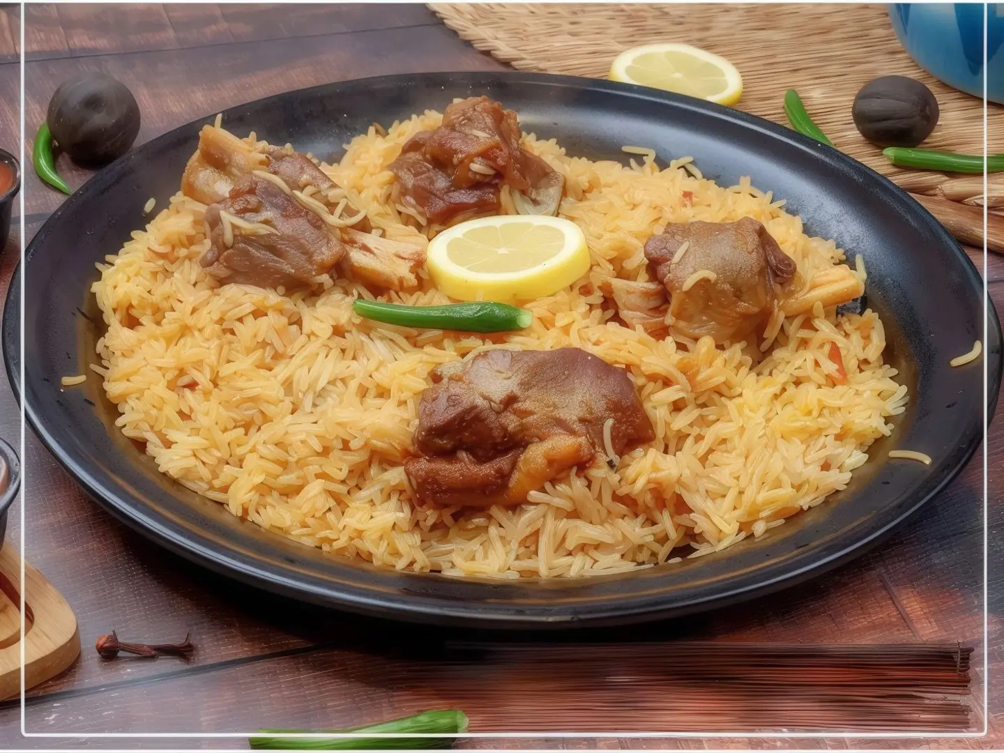 Hashi With Pishawari Red Rice