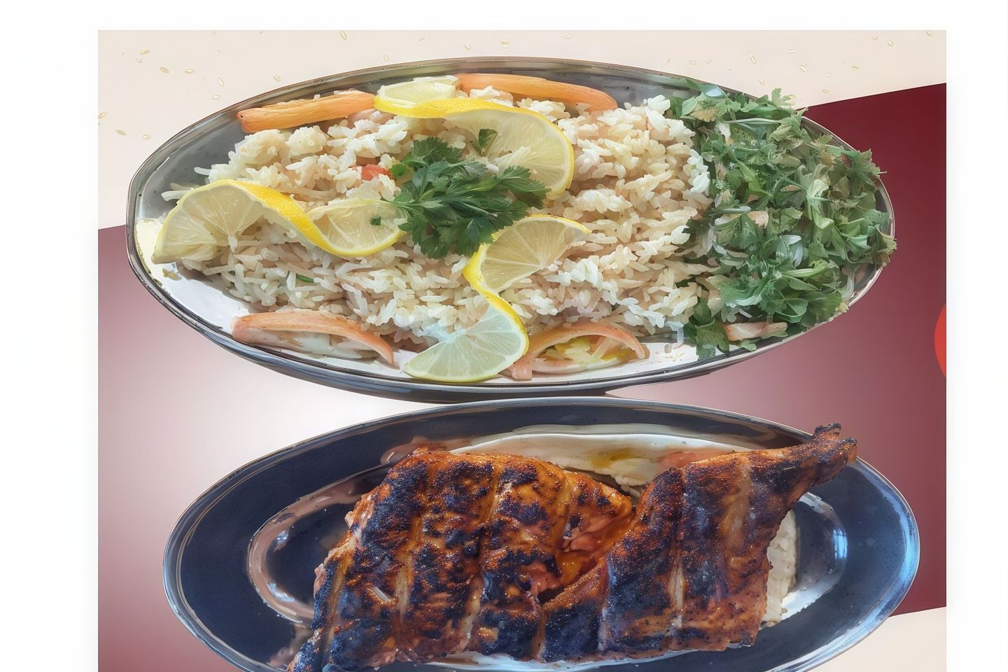 Full Chicken Grill With Rice