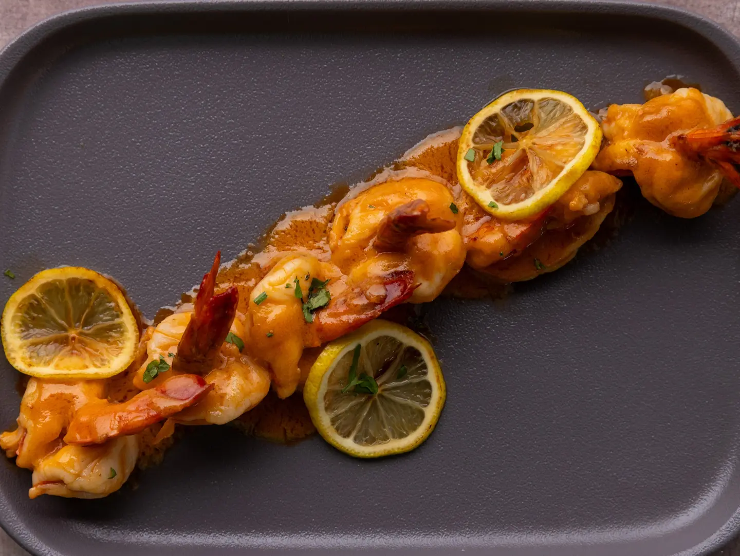 Lemon And Garlic Shrimps