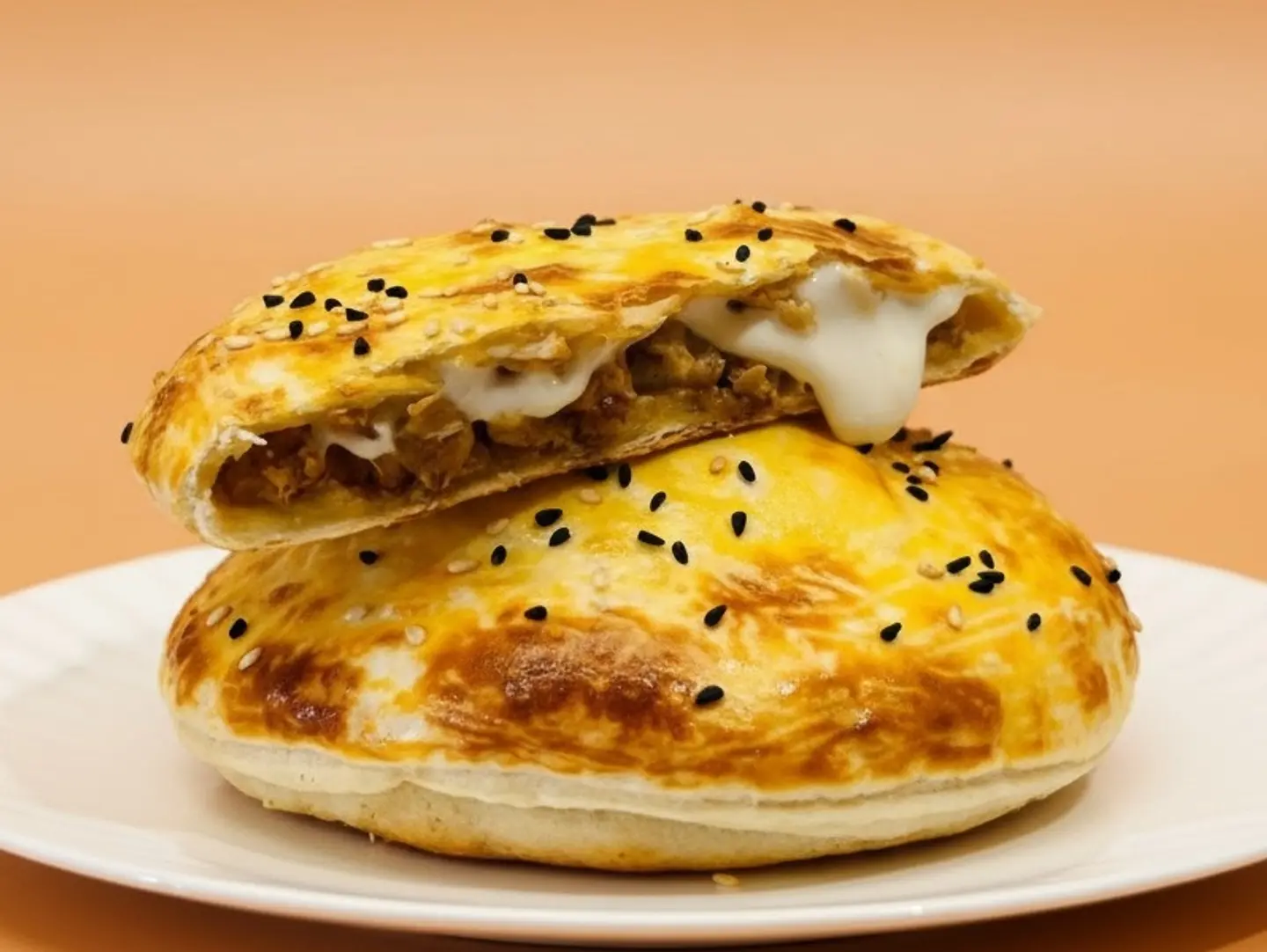 مدور دجاج جبن