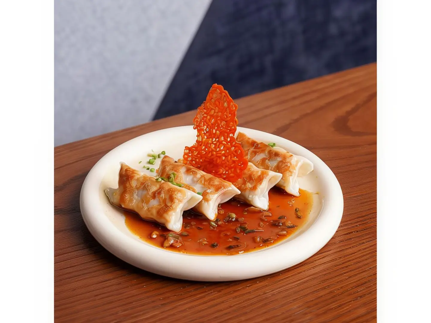 Prawn Chilli Garlic Gyoza