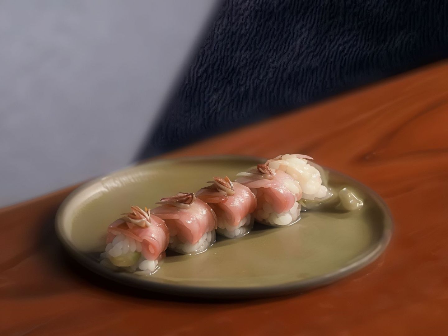 "Prawn & Toro Maki "