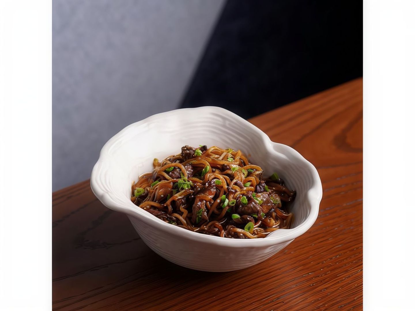 Black Pepper Beef Noodles