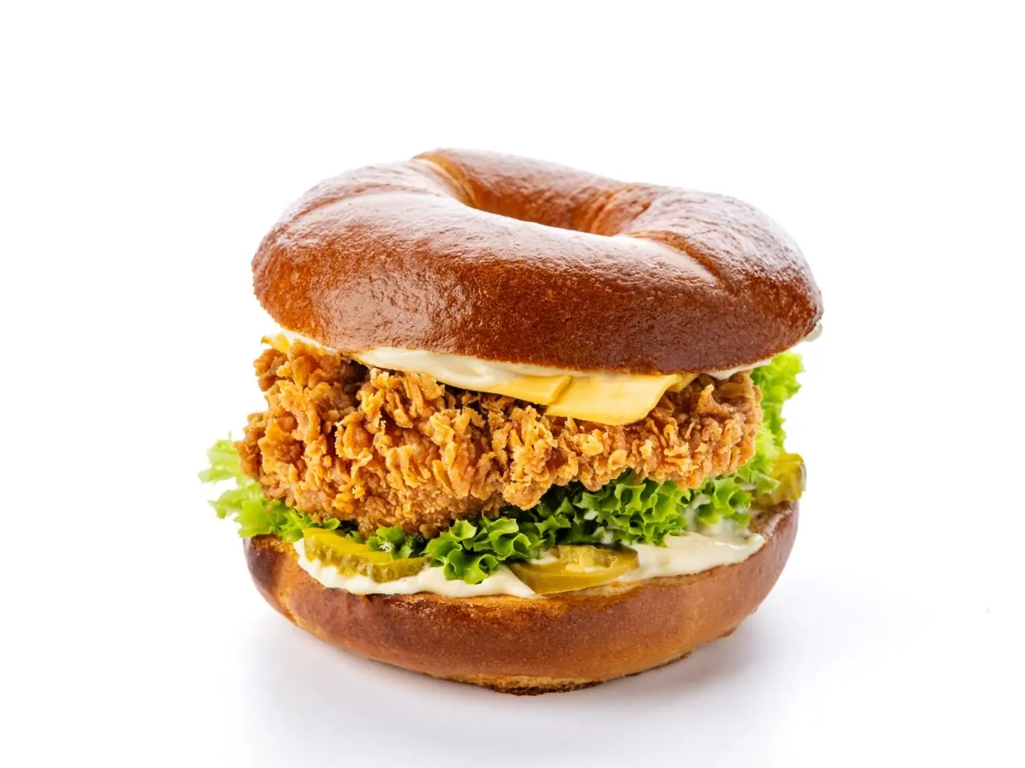 دجاج تندر برجر بيغل