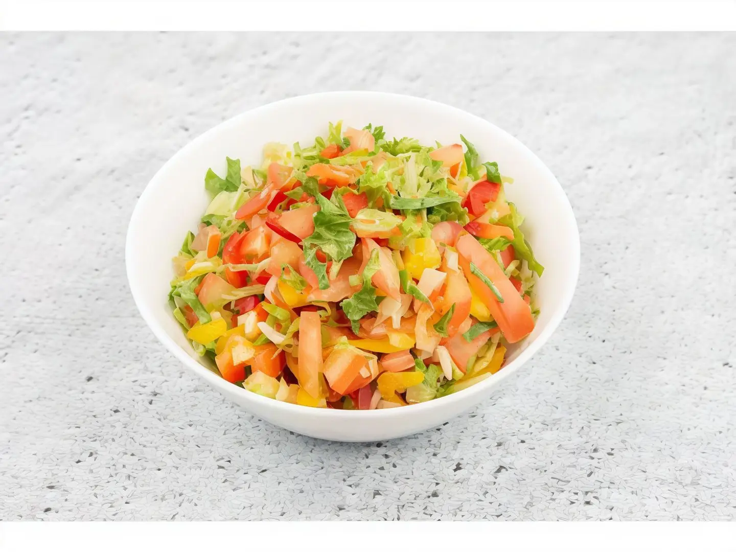 سلطة خضراء قطع