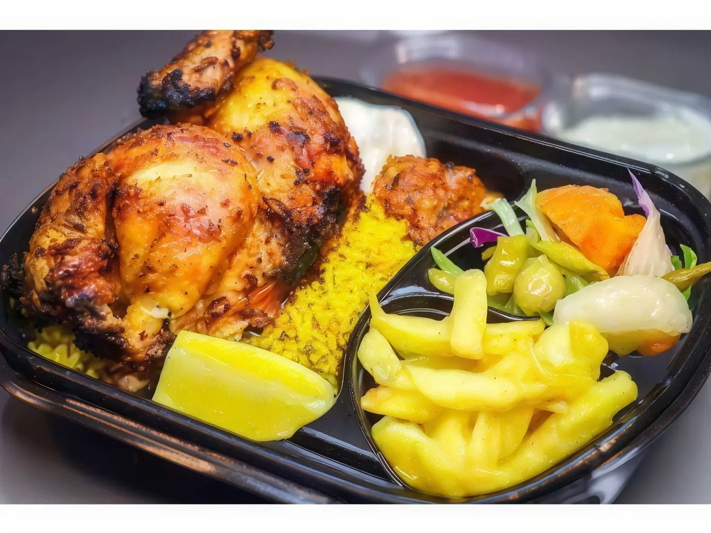 Half Fried Chicken Meal