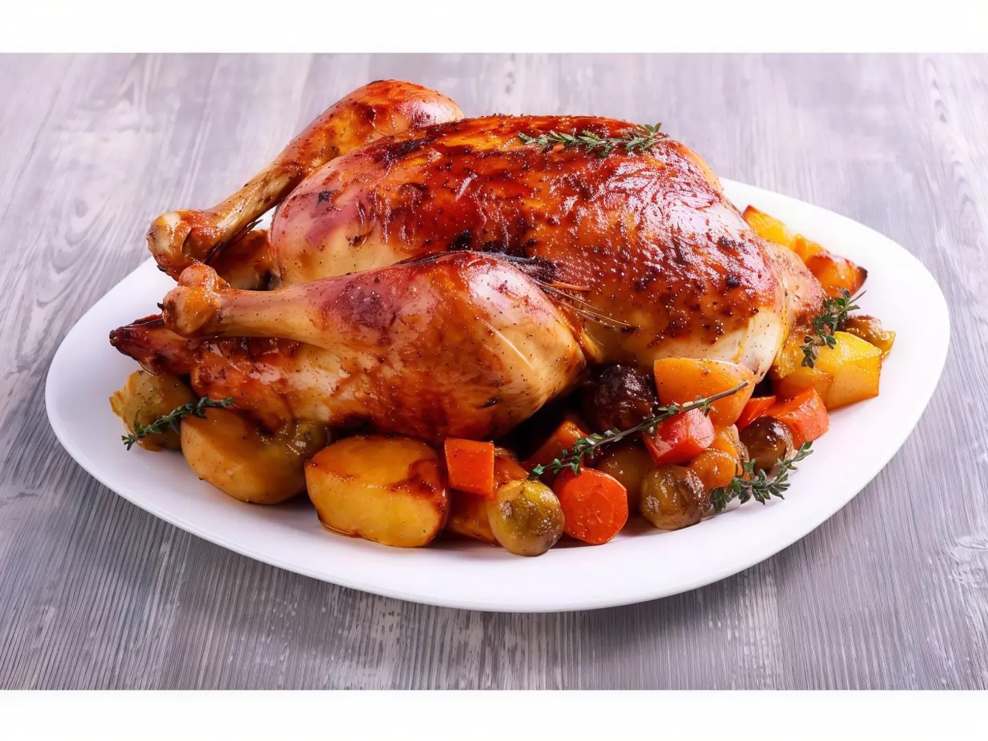 Whole Roasted Chicken Meal