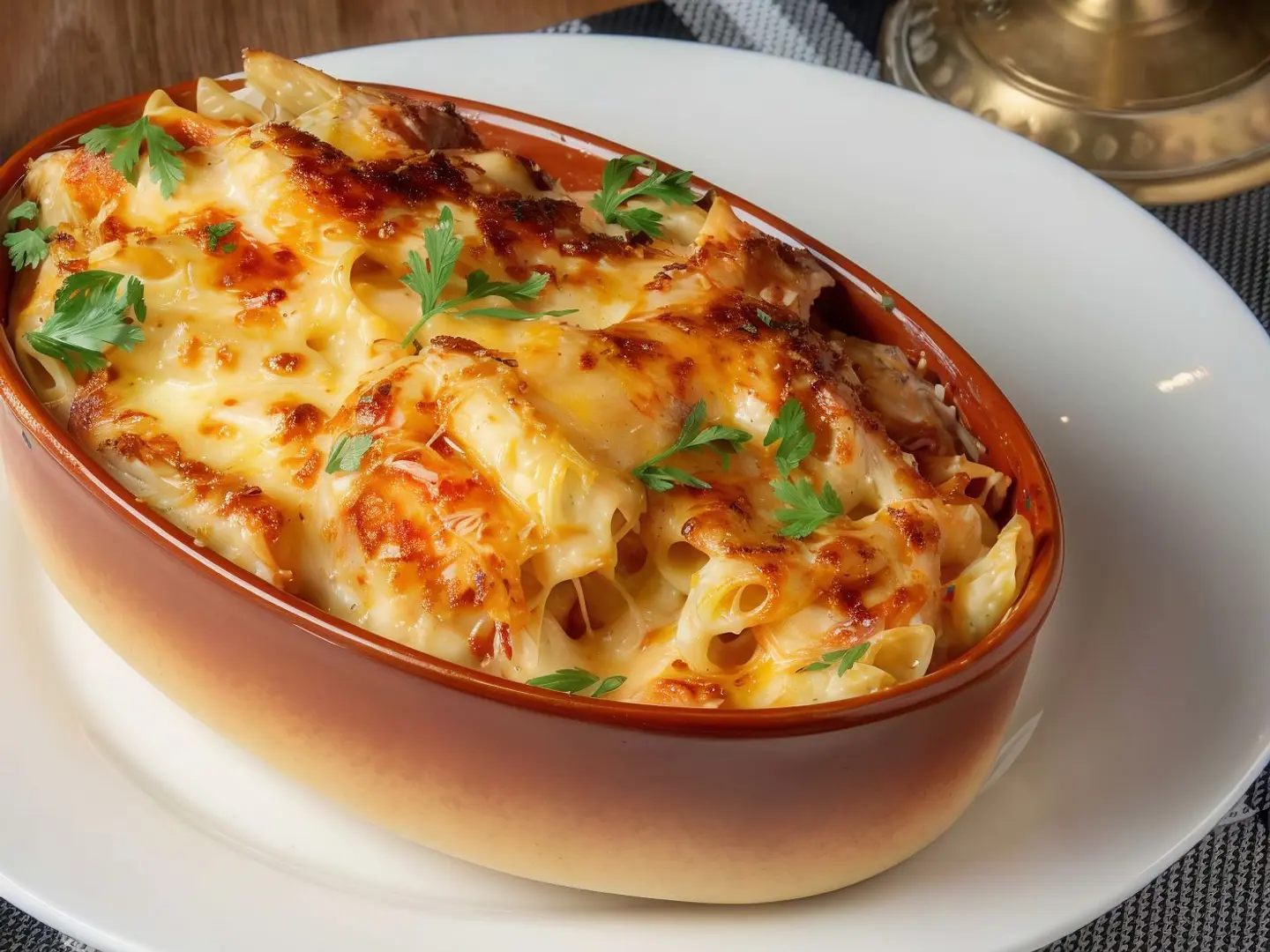 Pasta Casserole With Roasted Chicken