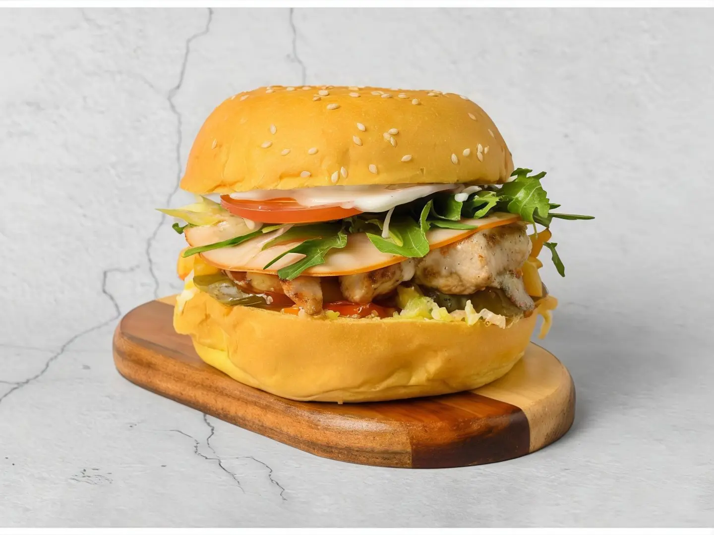 Lebanese Chicken Burger