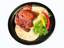 نص حبه دجاج شوية ساده