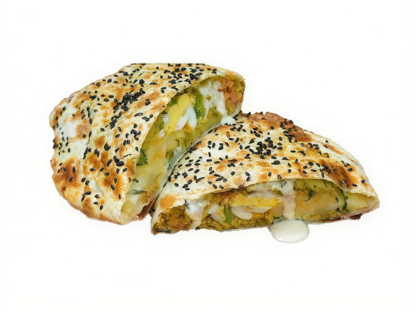 فطيرة بريك فلافل
