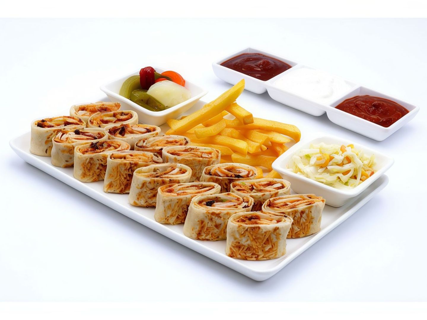 Double Arabic Shawarma With Cheese