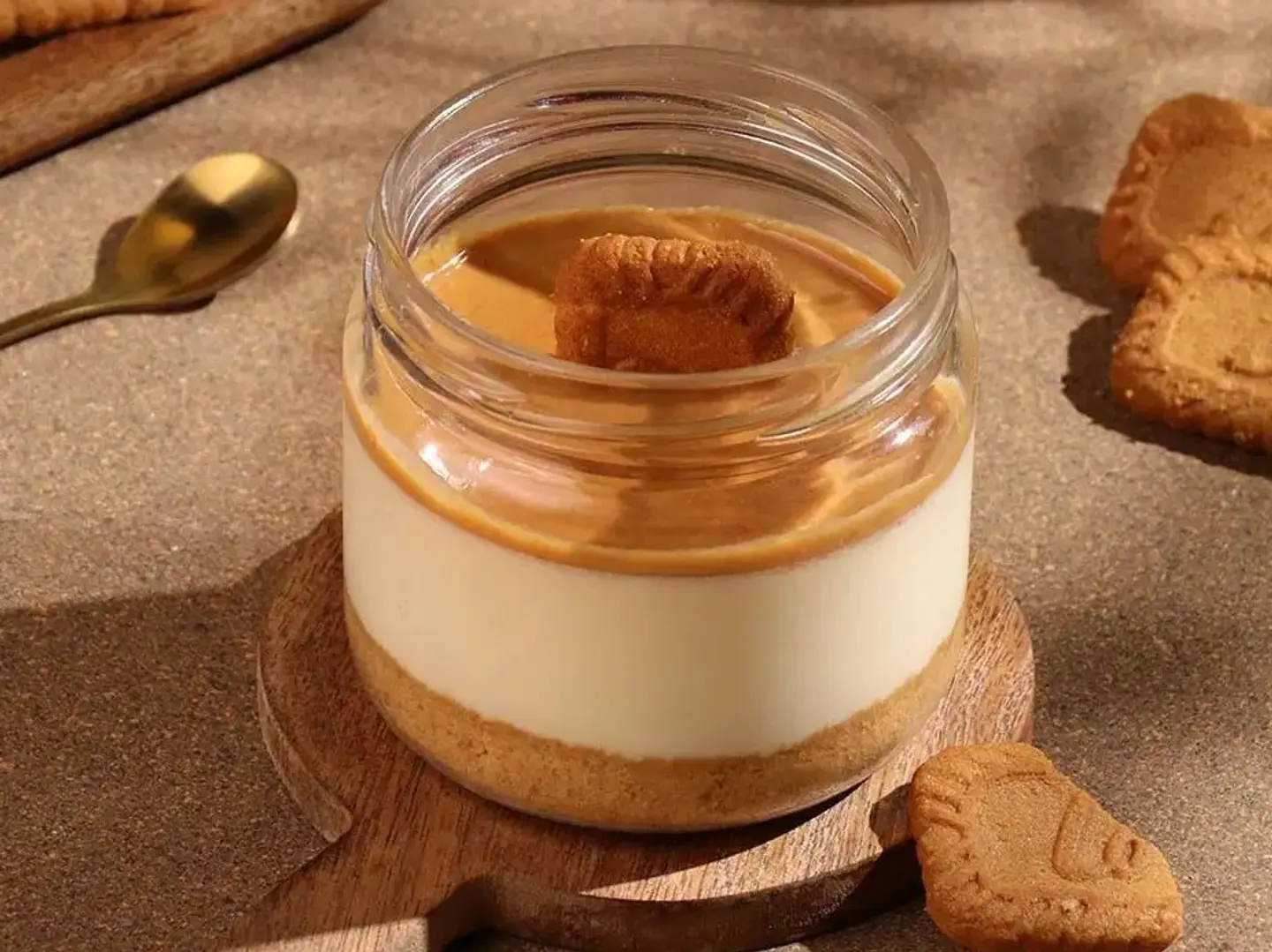 Lotus Cheesecake Jar