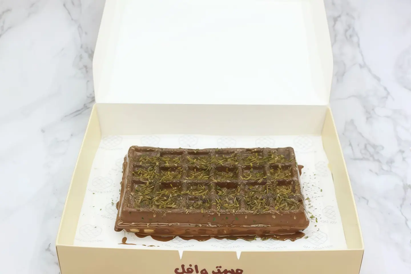وافل بلجيكي بالزعتر