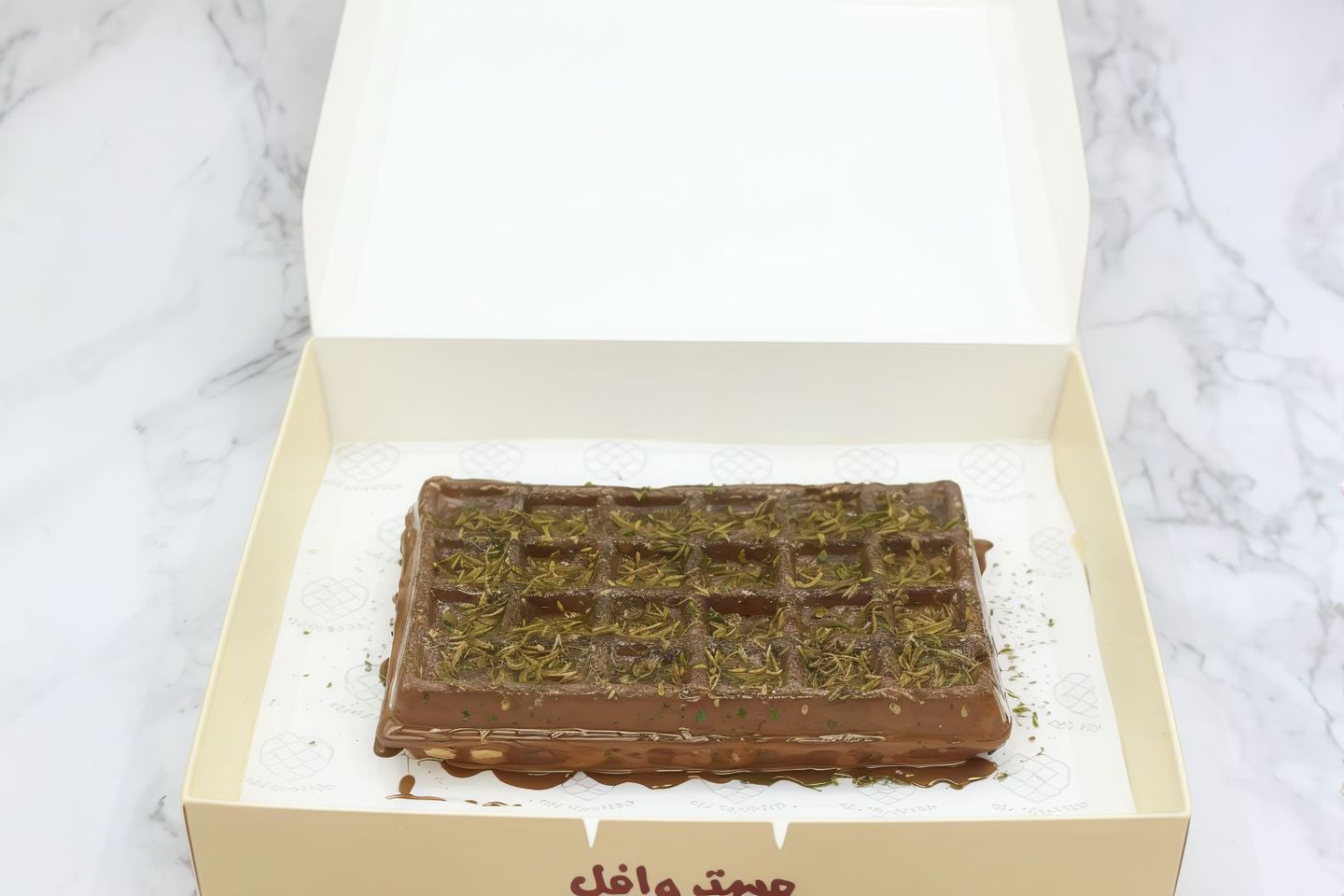وافل بلجيكي بالزعتر