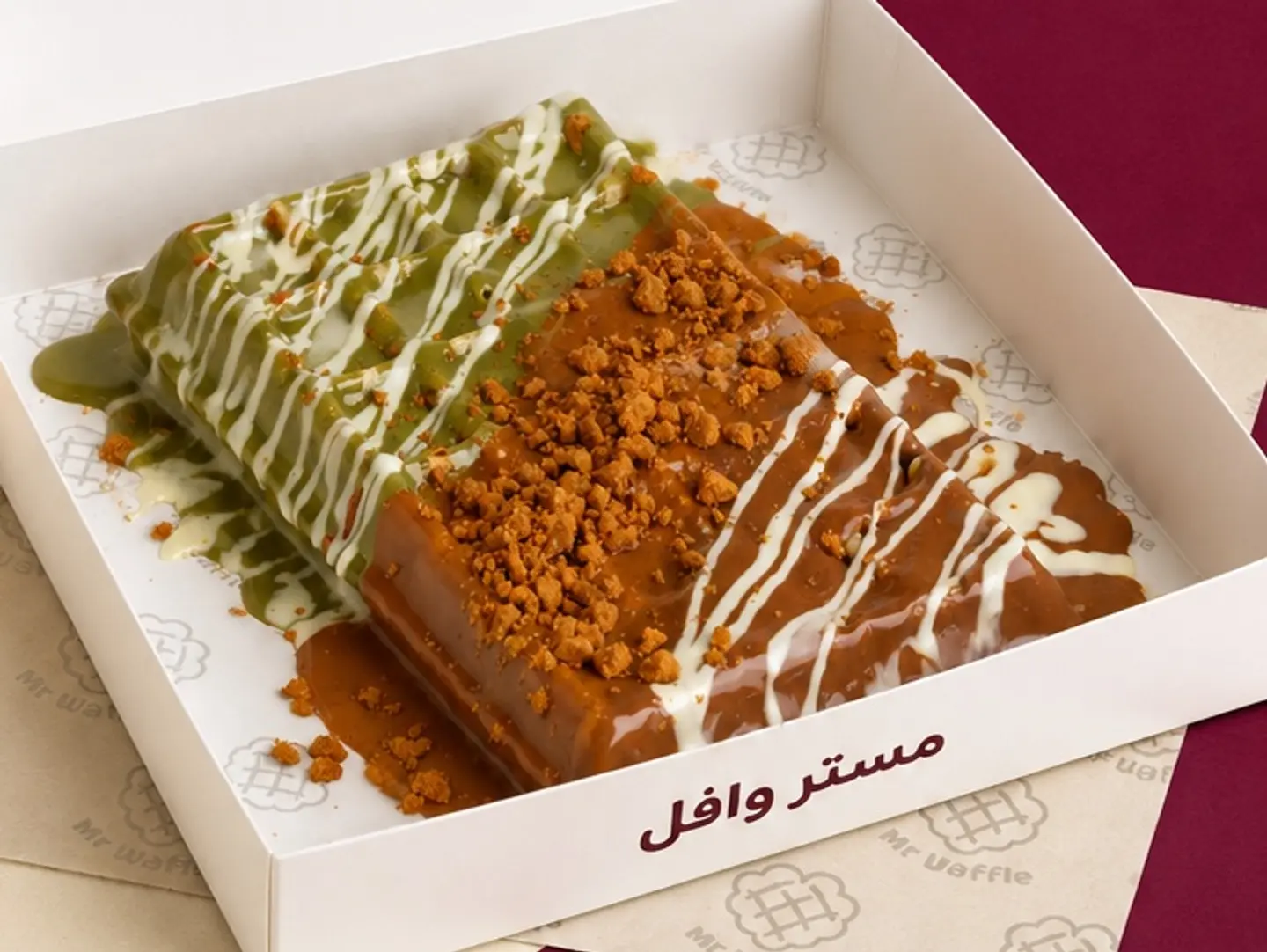 وافل بلجيكي مكس