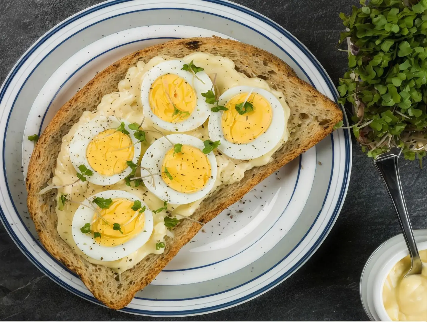 كلوب بيض مسلوق