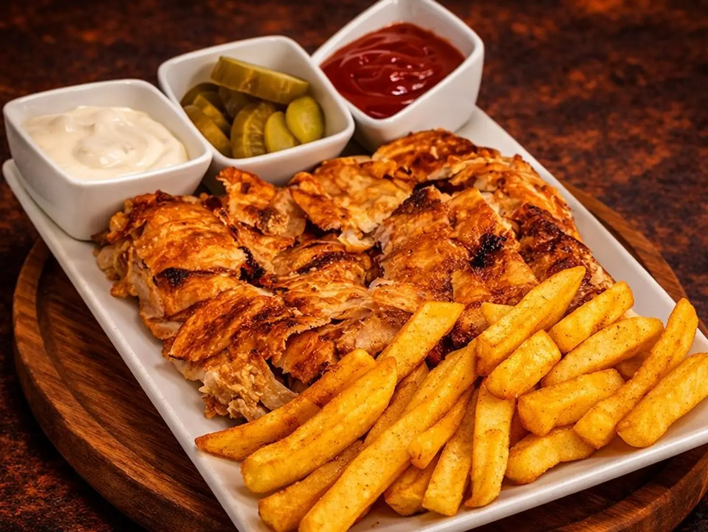 صحن شاورما - صغير