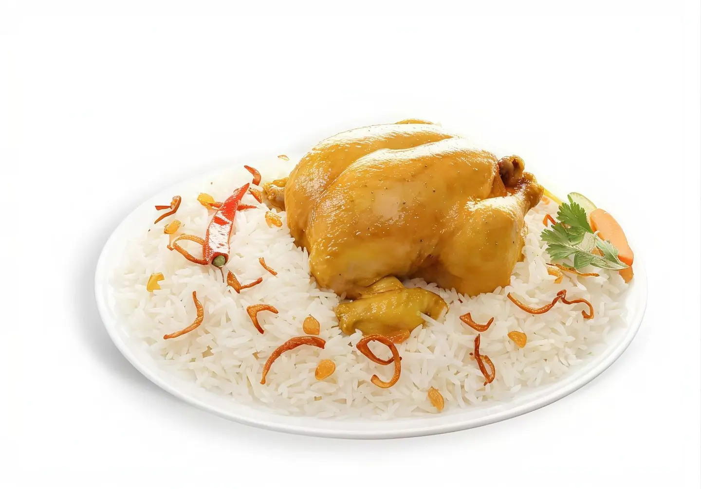 Half Chicken Shawaya With Shabi Rice
