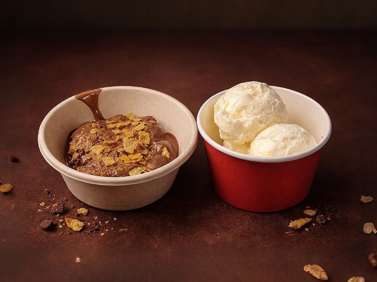 سكوب الهبة مع ايسكريم