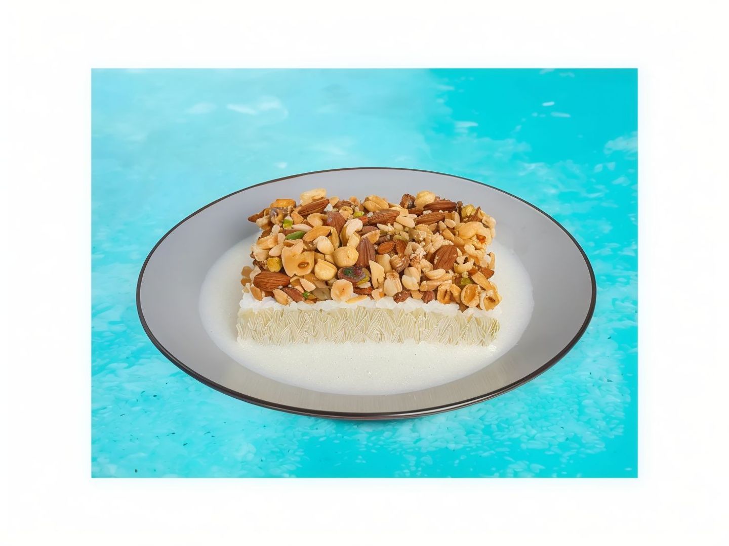قشطوطة ارز بالمكسرات