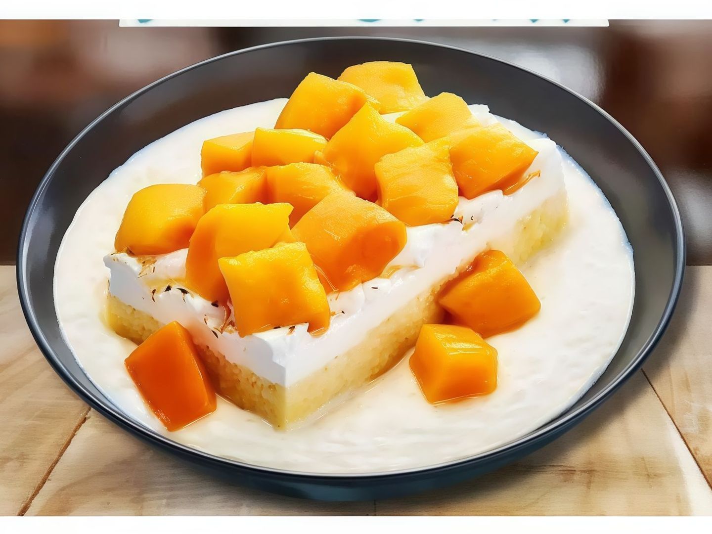 قشطوطة ارز بلبن مانجو