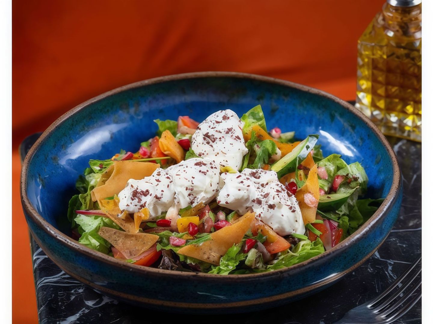 Stracciatella Fattoush