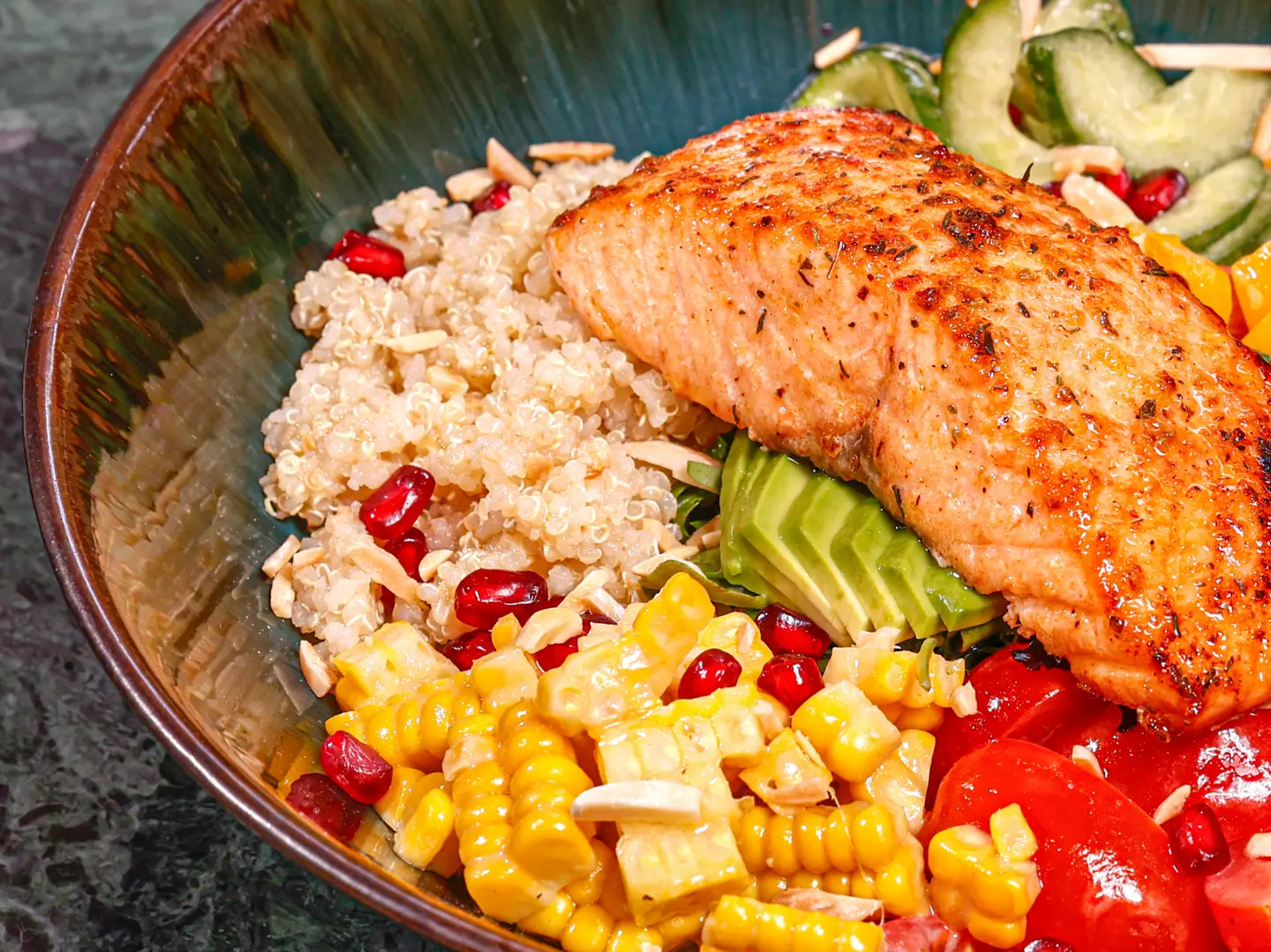 Salmon Keto Bowl