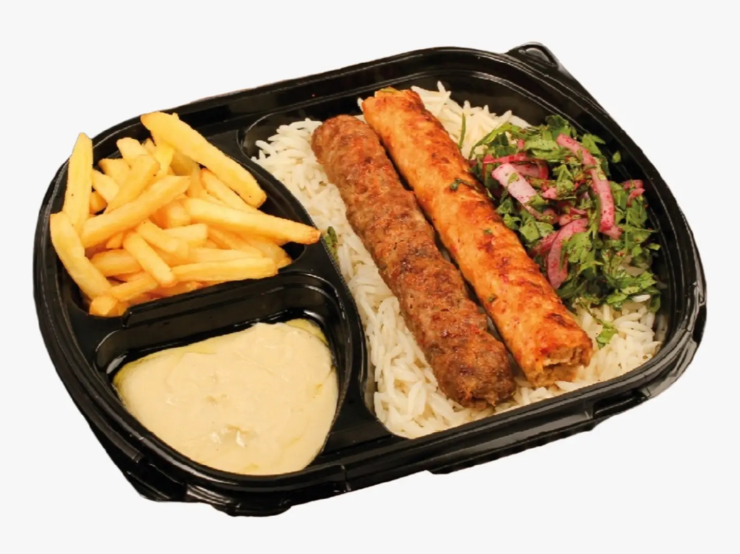 Shami Kebab Plate - 2 Skewer