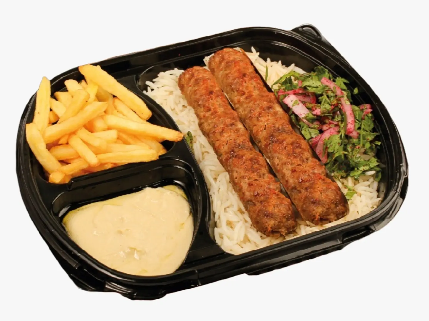 Shami Stuffed Plate - 2 Skewer