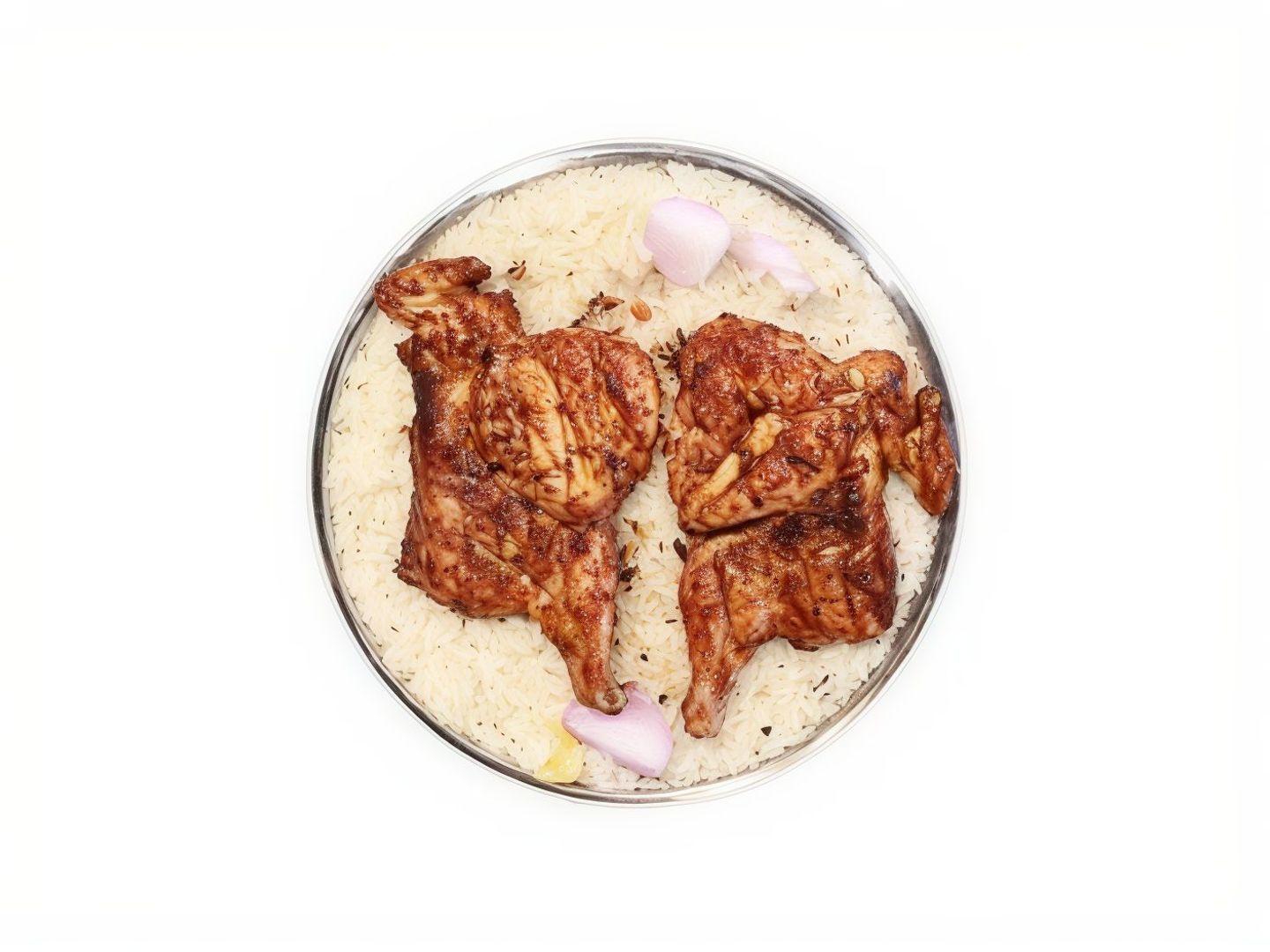 Charcoal Chicken With Pishawari Rice