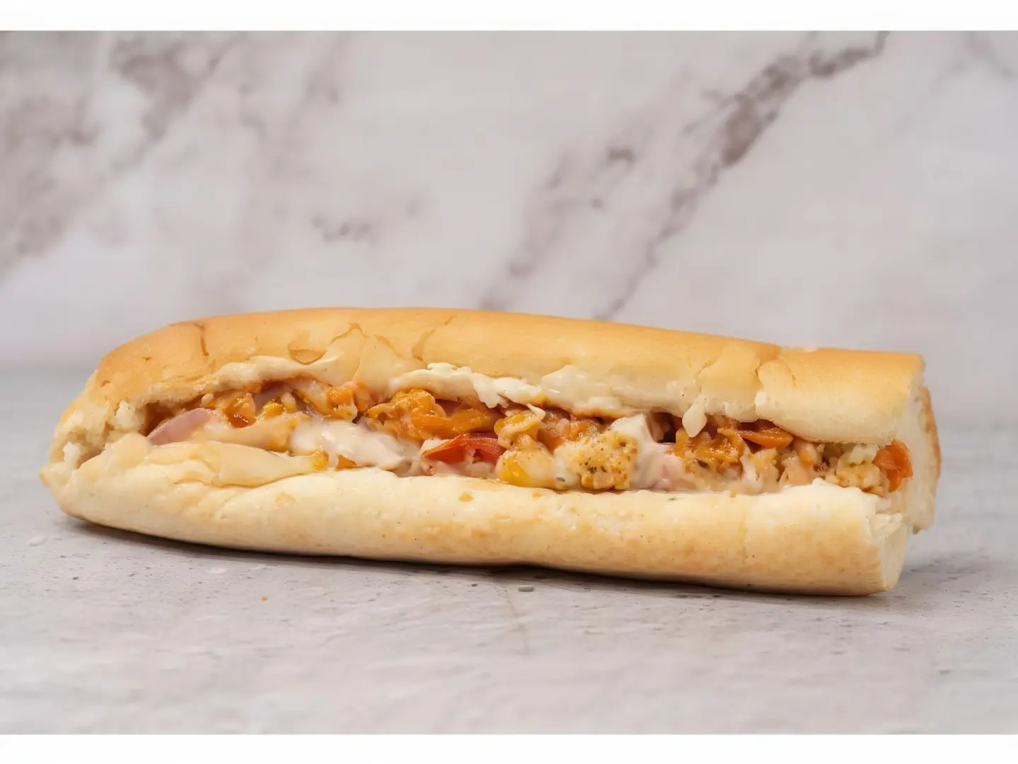 Shakshouka And Cheese Sandwich