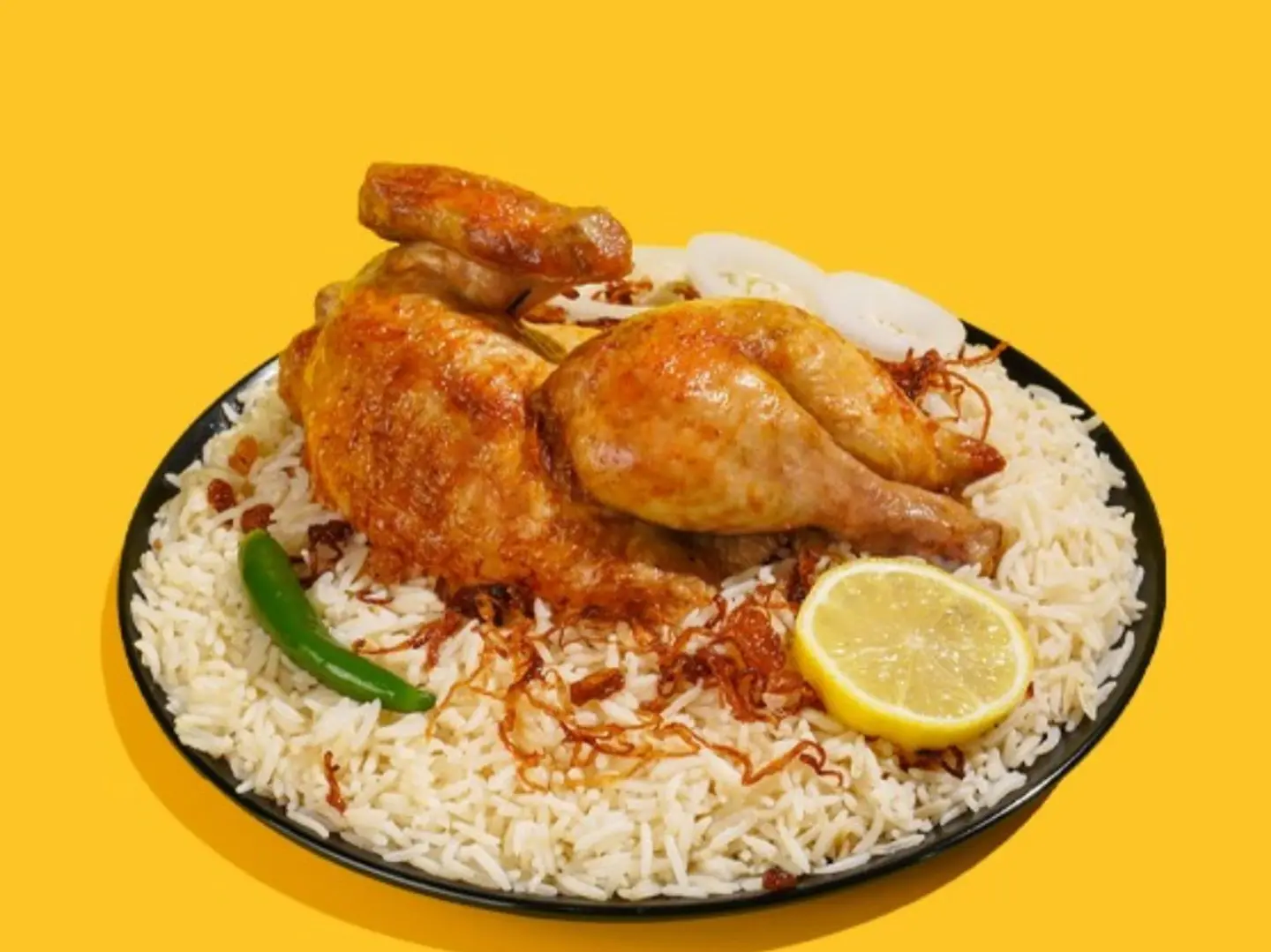 نص دجاج شواية