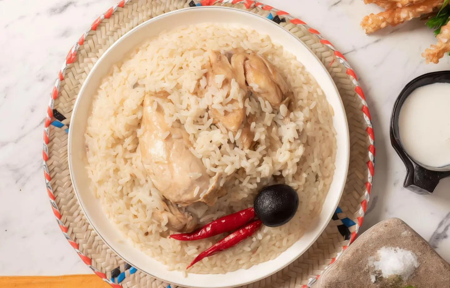 نصف حبة مضغوط دجاج