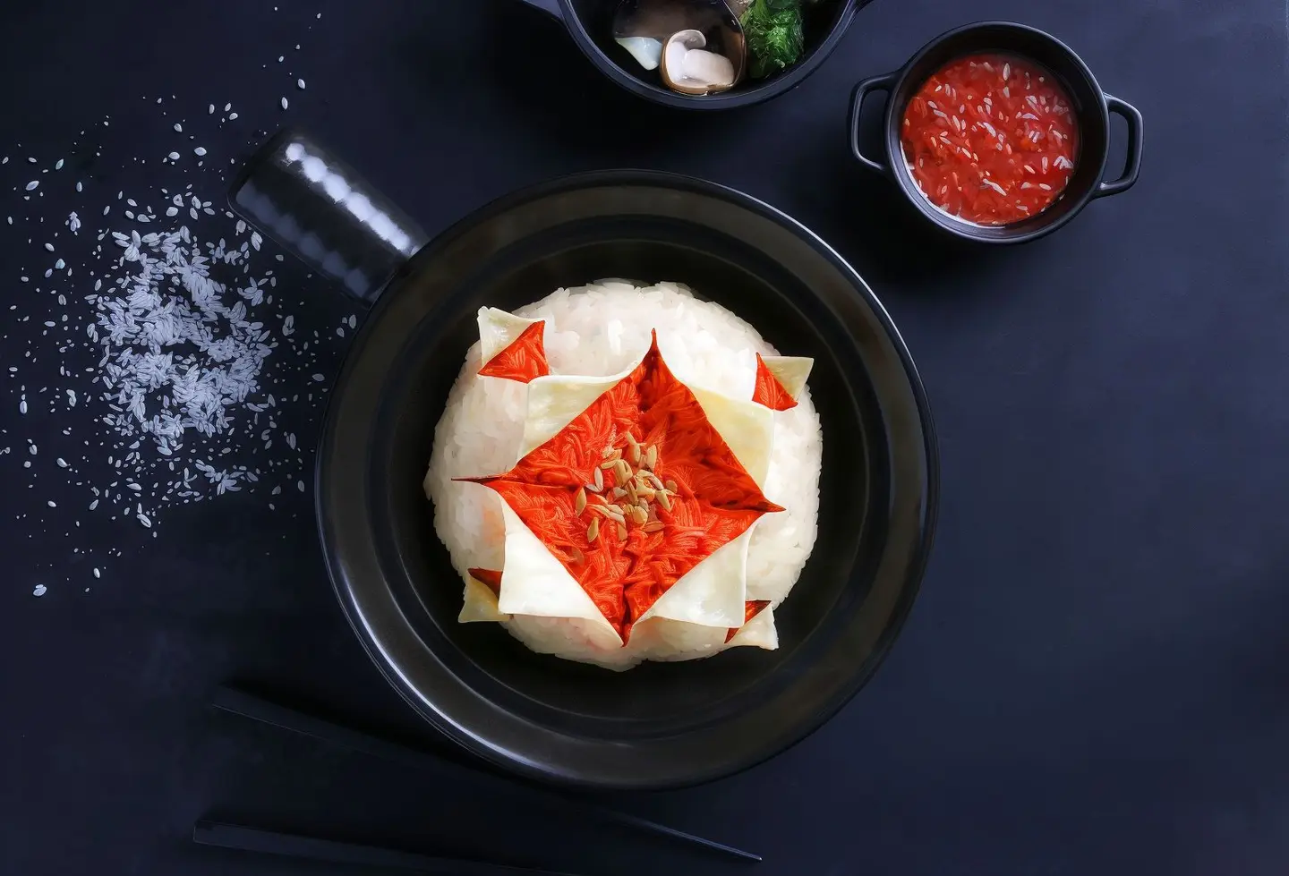 أرز شينج يانج مع الدجاج